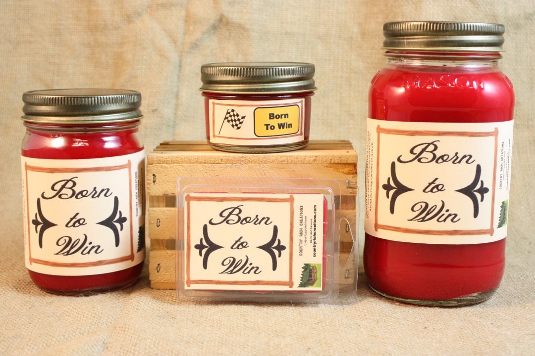 Born to Win Candle and Wax Melts Male Fragrance Scent Candle Etsy