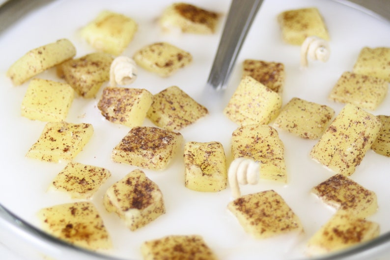 Cinnamon Crunch Cereal Bowl Candle Scented in Cinnamon Toast Etsy