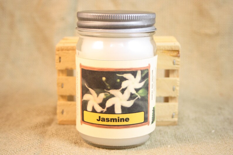 Jasmine Candle Scented Candles and Wax Melts Highly Scented Etsy