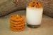Chocolate Chip Cookies and Milk Candle Set, Santa's Favorite Candle, Bakery Candle, Holiday Decoration, Unique Christmas Gift, Candle Decor 