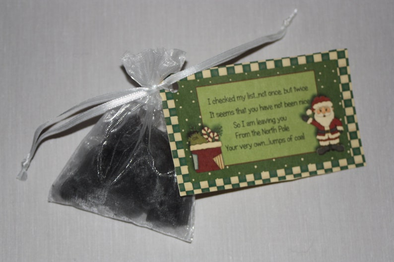 Scented Wax Melts Great Stocking Stuffer for the Naughty Person on Your List Black Coal Candle Coal Poem Coal Candle Wax Tarts