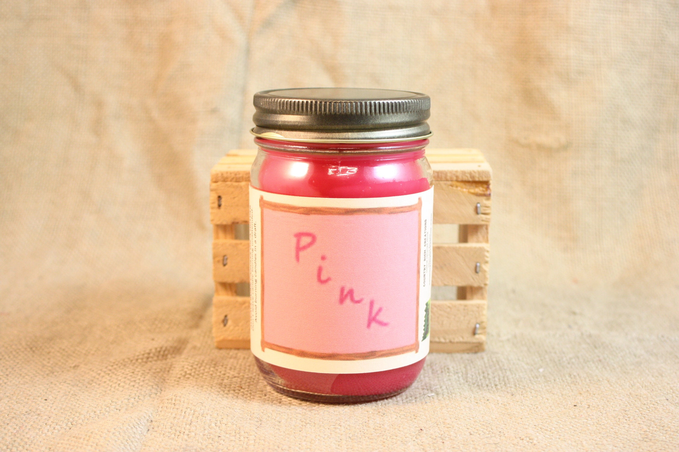 Pink Scented Candle and Wax Melts Victoria Secret Type Scent Etsy