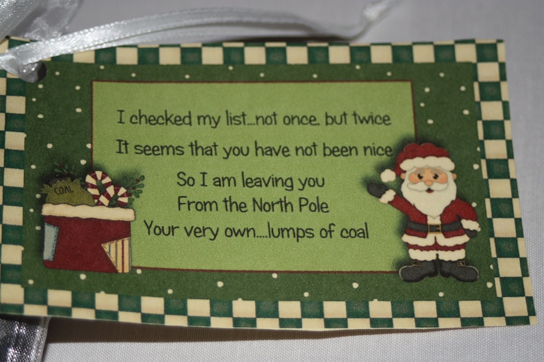 Scented Wax Melts Great Stocking Stuffer for the Naughty Person on Your List Black Coal Candle Coal Poem Coal Candle Wax Tarts