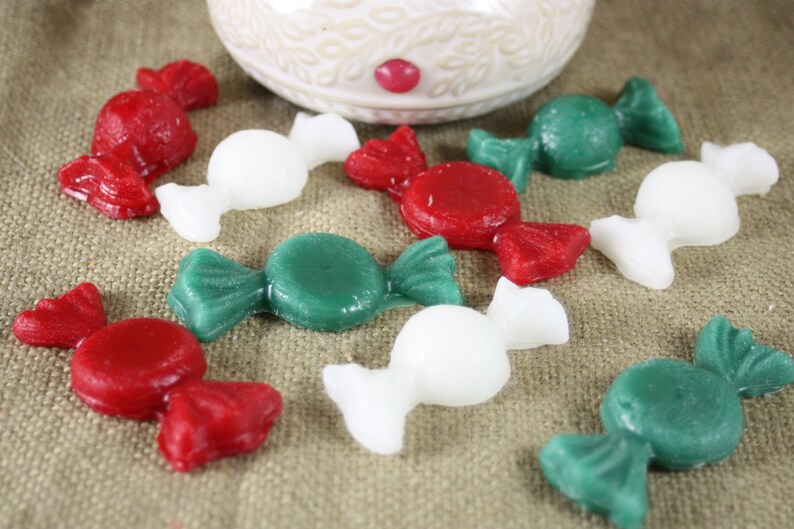 Christmas Candy Wax Melts Scented in Jammin' Rock Candy Etsy
