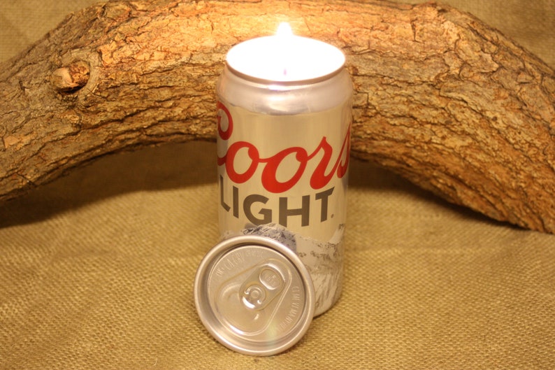 Beer Can Candle You Choose the Scent and Style of These Etsy