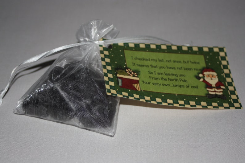 Scented Wax Melts Great Stocking Stuffer for the Naughty Person on Your List Black Coal Candle Coal Poem Coal Candle Wax Tarts