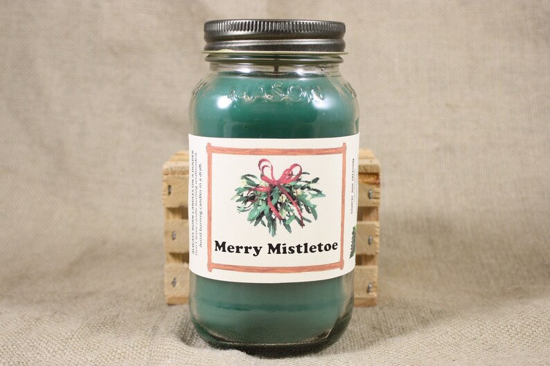 Merry Mistletoe Candle and Wax Melts Christmas Scent Candle Etsy