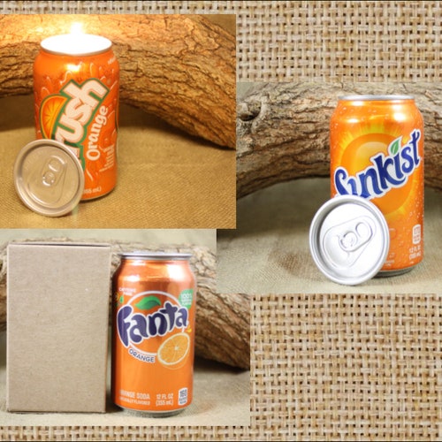 Orange Soda Can Candle You Choose The Scent And Can You Want Etsy Norway