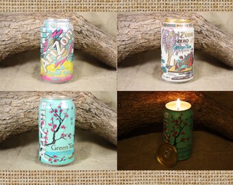 Arizona Tea Candle, You Choose the Scent and Can Style You Want in This Upcycled Can, Great Gift for Arizona Tea Lovers, Unique Can Candle