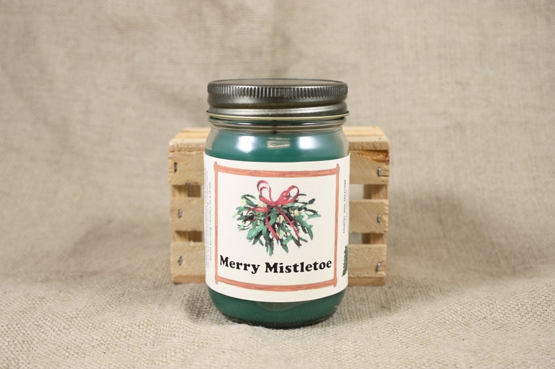 Merry Mistletoe Candle and Wax Melts Christmas Scent Candle Etsy