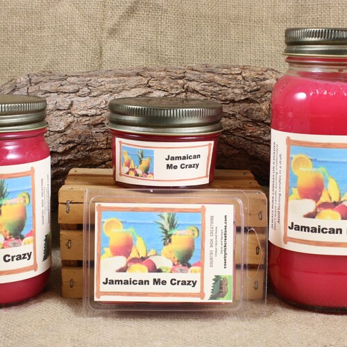Jamaica Me Crazy Candle and Wax Melts Beverage Scent Candle Etsy
