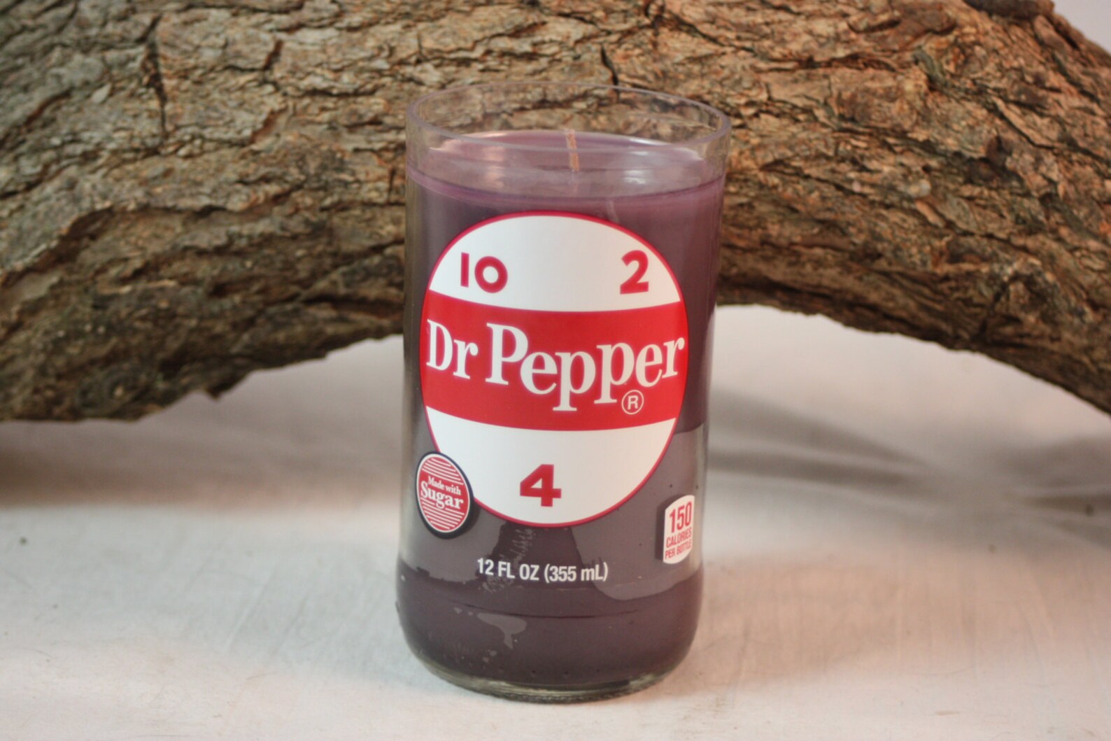 Upcycled Dr Pepper Soda Bottle Candle Scented in Dr Pepper Etsy