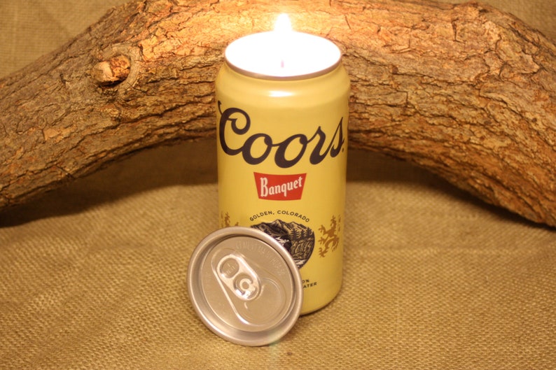 Beer Can Candle You Choose the Scent and Style of These Etsy
