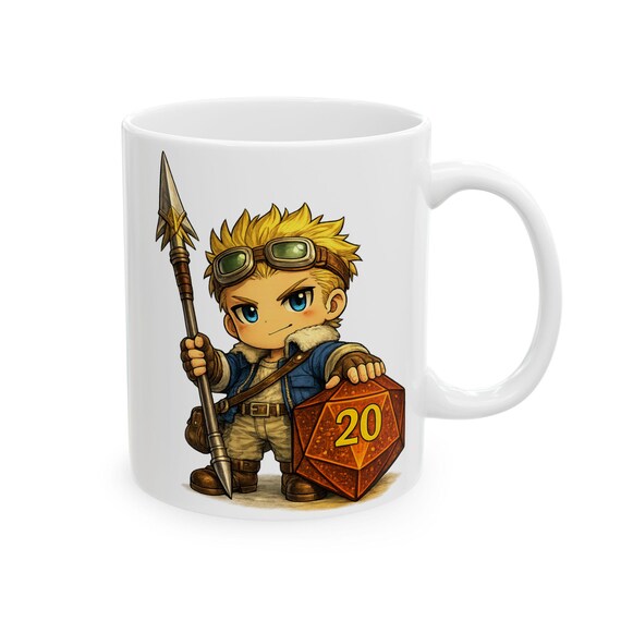 ファイナルファンタジーVII シドちび＆D20 セラミックマグカップ