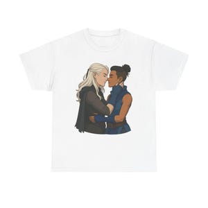 Critical Role Yasha and Beau Unisex Tee - Fantasy RPG Couple T Shirt, Geeky Graphic Tee, Tabletop Gaming Apparel