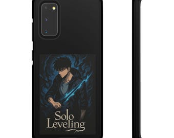 Solo Leveling Sung Jin-Woo プレミアムアニメタフフォンケース、耐久性のある保護カバー、ファンへのギフト、アニメ、韓国、オタク文化