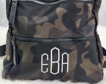 Mochila convertible de nailon RORY, bolso de mano boutique, bolso camuflaje, bolso tote personalizado, monedero bordado, bolso de lujo, monedero con cremallera, bolso tote con monograma