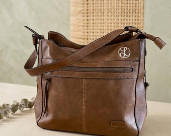 SAIGE Vegan Leather Handbag, Trendy Purse, Boutique Handbag, Vegan Purse Leather, Luxury Monogram Bag, Personalized Handbag, Embroidered Bag