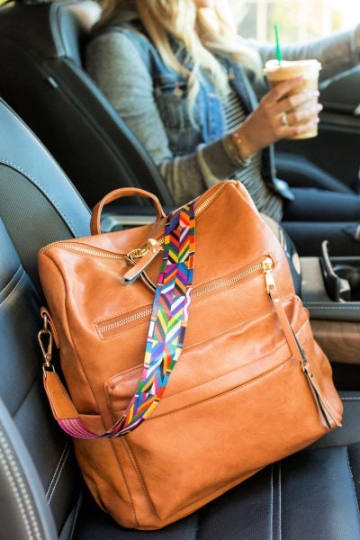 MELEA Convertible Bag, Backpack Handbag, Vegan Leather  display picture 3