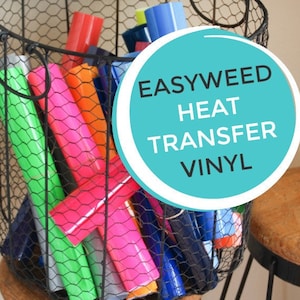 Siser Easyweed T Shirt Iron on Heat Transfer Vinyl Sheets HTV Silhouette Vinyl Hobby Cutter Material You choose size Bild 1