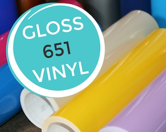 Oracal 651 Gloss Vinyl – Permanent Outdoor Decal, Cricut Compatible