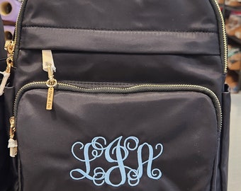 Mochila personalizada, bolso cambiador bordado con monograma, bolso para mamá