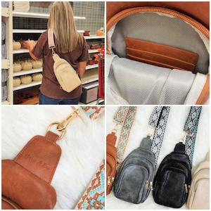 Mylah Crossbody Sling Vegan Leather Handbag main image 1