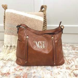 Bolso TATUM, piel vegana, bolso de moda, bolso de boutique, monograma personalizado, bolso bordado, bolso único, bolso de lujo a la moda
