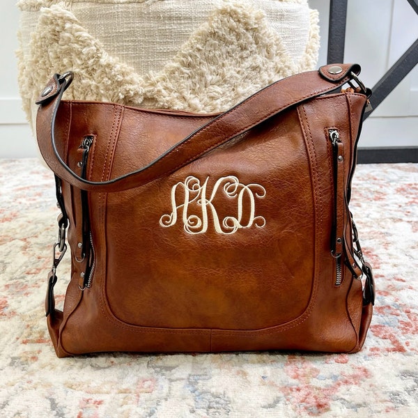 Not So Perfect "NSP" LAKIN Vegan Leather Handbag Trendy Purse Boutique Handbag Vegan Purse Bag Luxury Monogram Personalized Handbag Lux