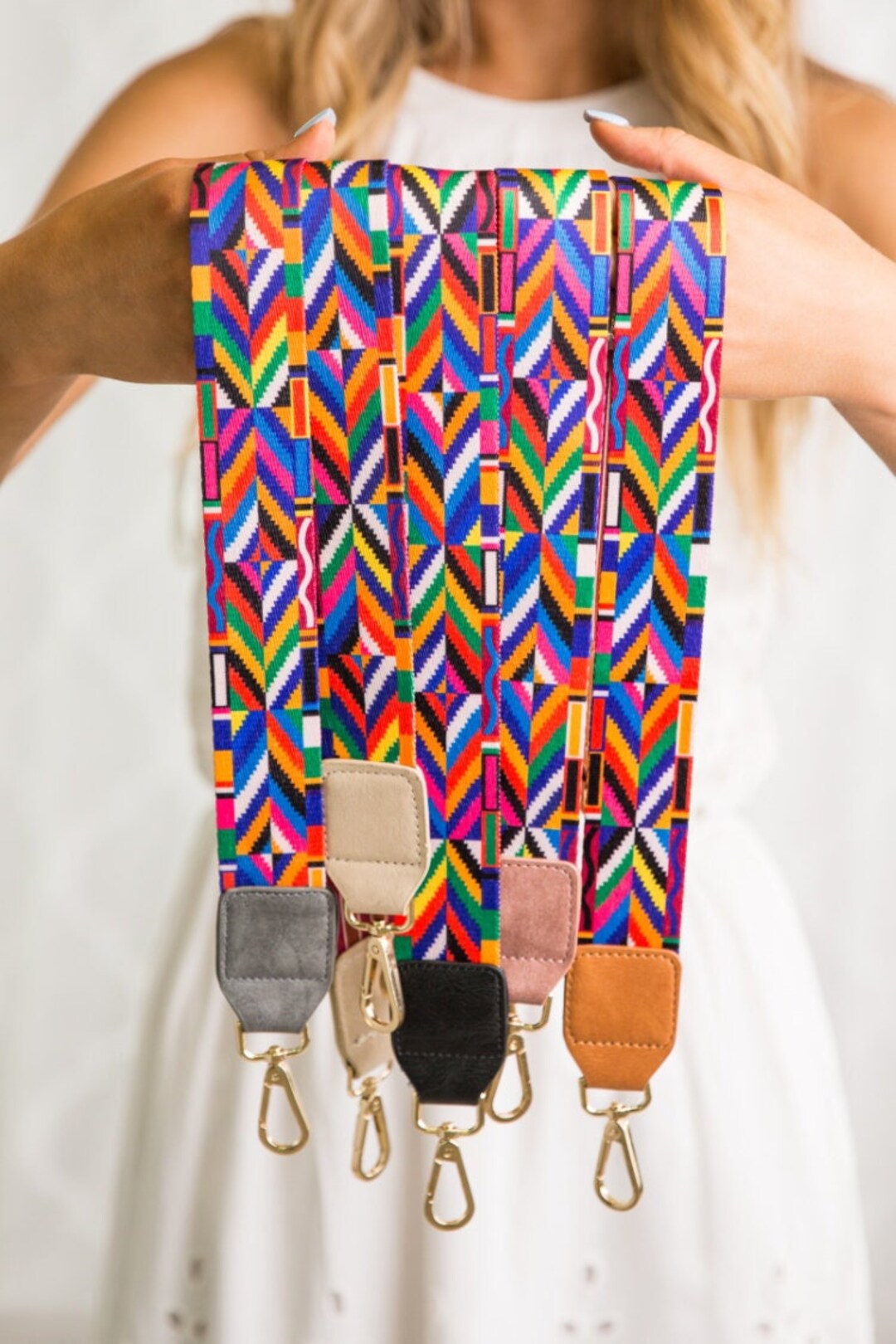 YOU PICK pop of color Bag STRAP Shoulder Strap Pattern Strap Guitar