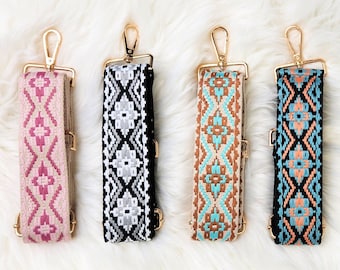 BOHO Woven Crossbody Guitar Straps for Bags Purses Camera | Changeable Knitted Straps for Crossbody Purses | Pattern Shoulder Bag Straps