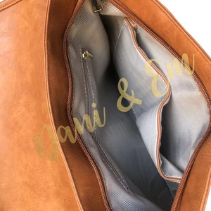 JAELEE Vegan Leather Crossbody Bag, Leopard Color Strap, Trendy Boutique Handbag, Zipper Closure, Shoulder Bag, Stylish Vegan Leather Purse image 10