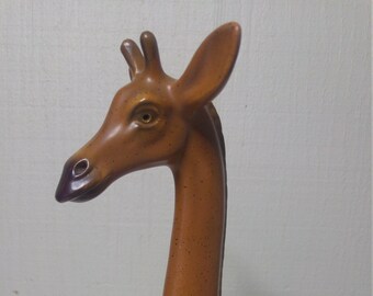 11" Will George Pottery Brown Giraffe Mid Century Modern