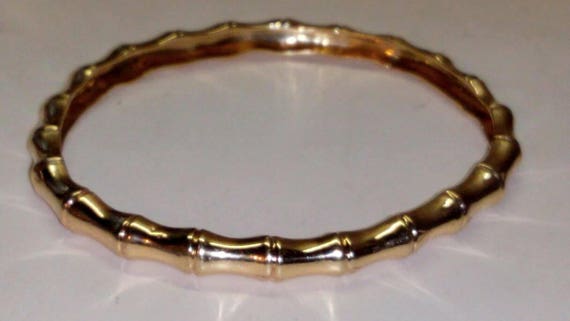 Tiffany \u0026 Co. 14K Gold Bamboo Pattern 