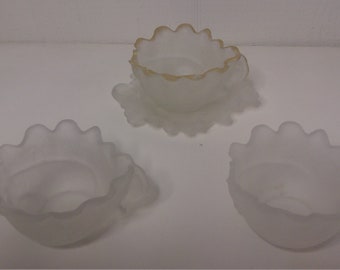 4 World Columbian Exposition Pieces by Libbey Glass Co.