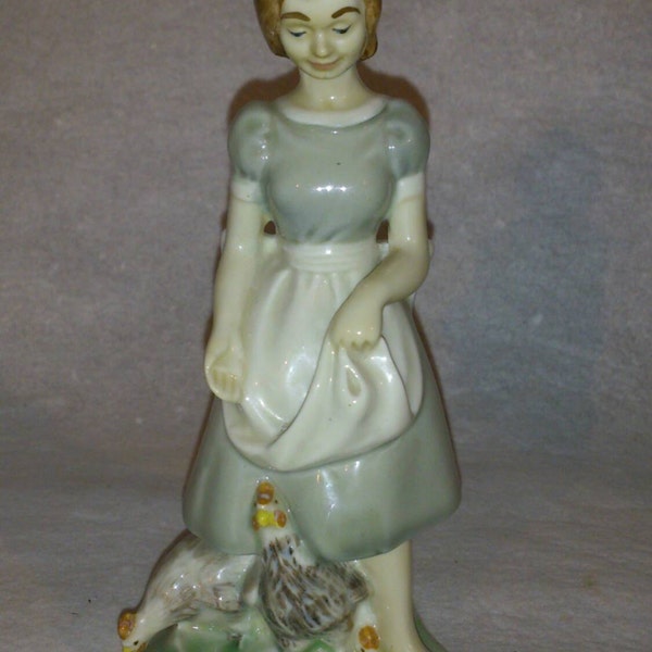 Rare William Harper Wade Porcelain Figure "The Star of the Country Down"