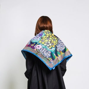Flowers Puzzle Scarf,headscarf / neck scarf / bandana /fashion / accessory