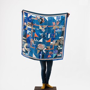 Chess games scarf, PAÑUELO  BUFANDA , headscarf / neck scarf / bandana ,fashion / accessory