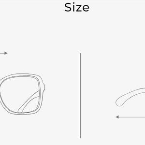 May include: Line drawing of sunglasses with measurements. The glasses are 59mm wide, 18mm at the bridge, and 137mm long. The word "Size" is at the top of the image.
