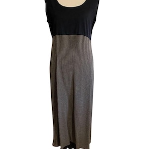 brown gongham dress Rihoas Brown Plaid Sheath Dress main image 0