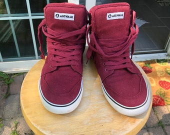 airwalk burgundy shoes