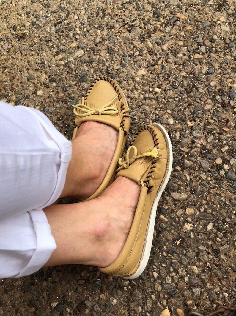 are minnetonka moccasins made of real leather
