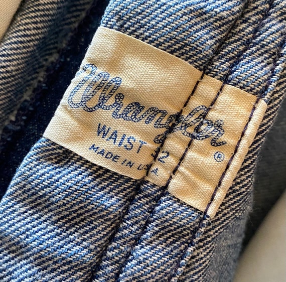 80’s Wrangler Cut Off Jean Shorts 32” Waist - image 5