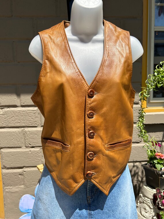 Authentic Vintage 70’s EAST/WEST LEATHER San Fran… - image 1