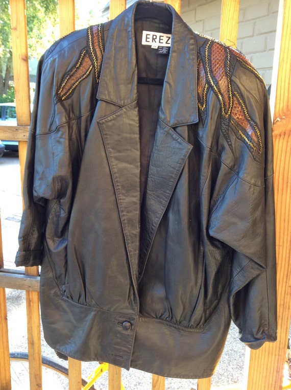 1980's Ladies Leather Jacket