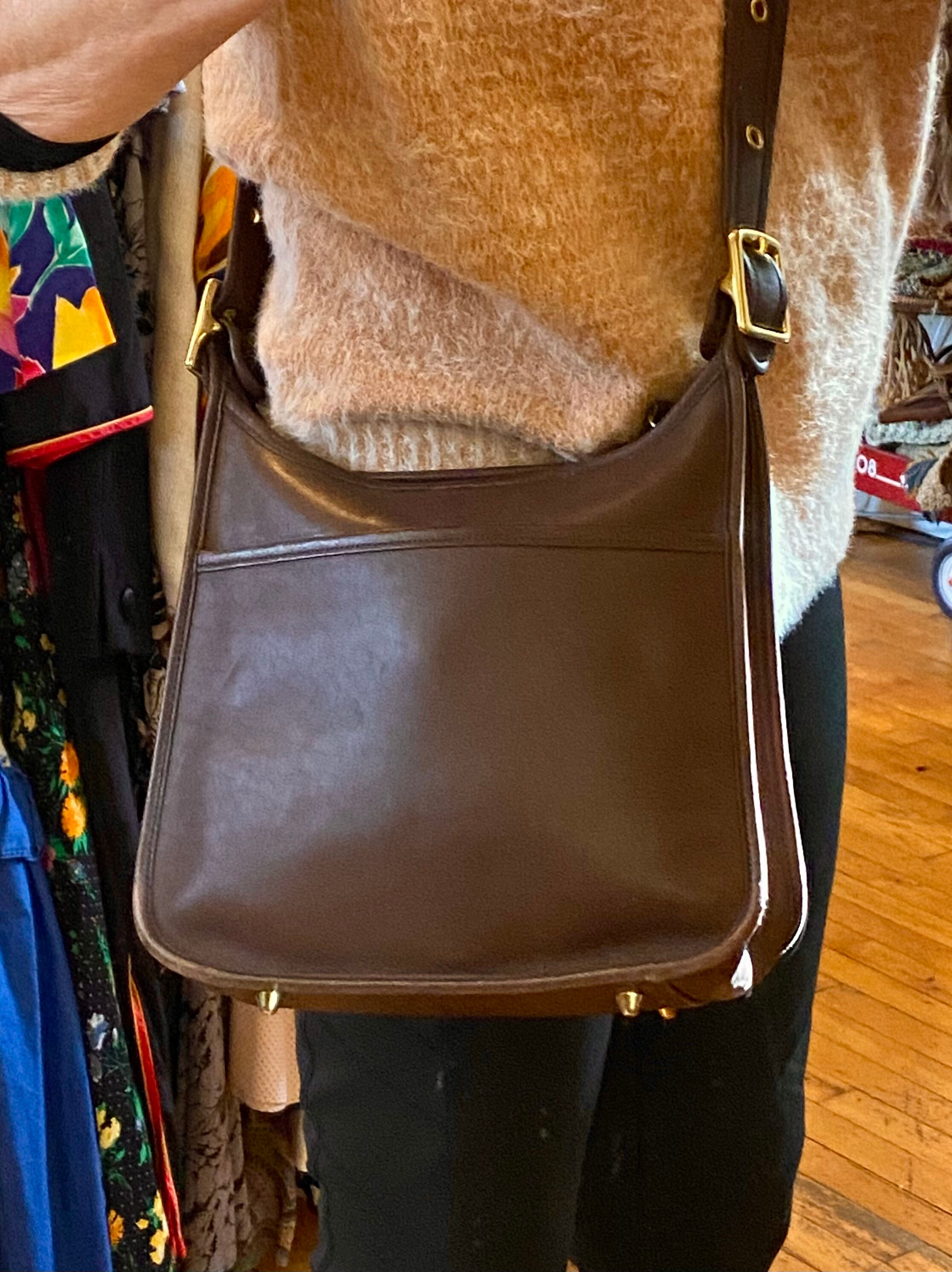 COACH Legacy Mini Satchel in Leather in Brown