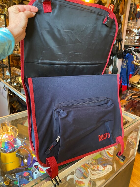 Authentic Vintage ROOTS Nylon Backpack Briefcase Bag Gem
