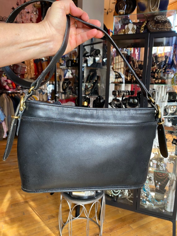 coach all leather handbags