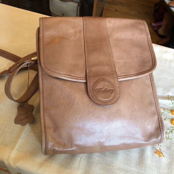 Retro 90’s Brown Leather Crossbody Handbag