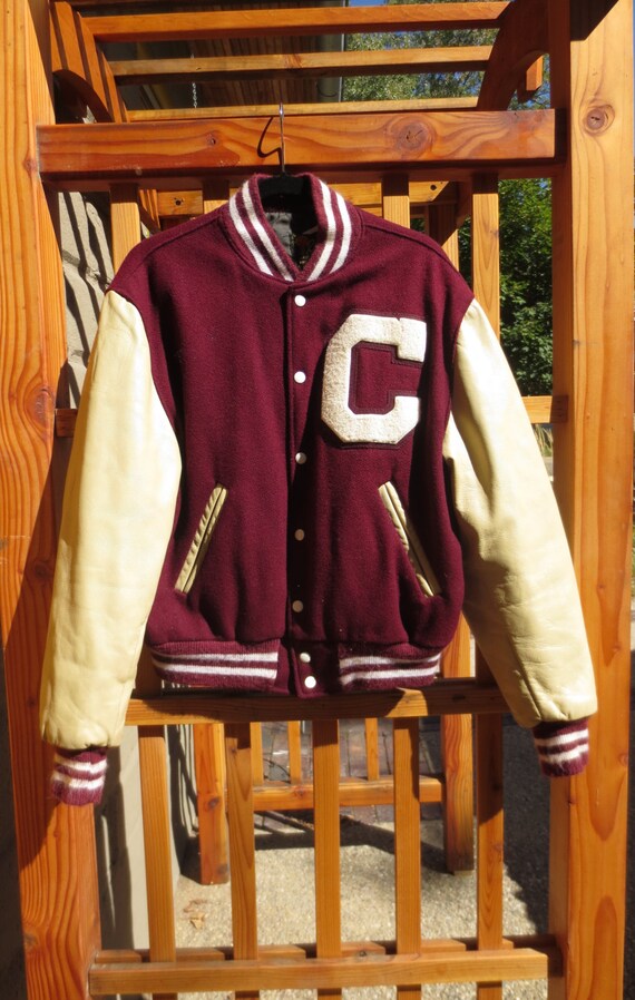 Vintage Reed Sportswear Letterman Jacket Wool with